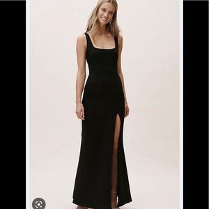 BHLDN Anthropologie Adena Dress Black Sz 10